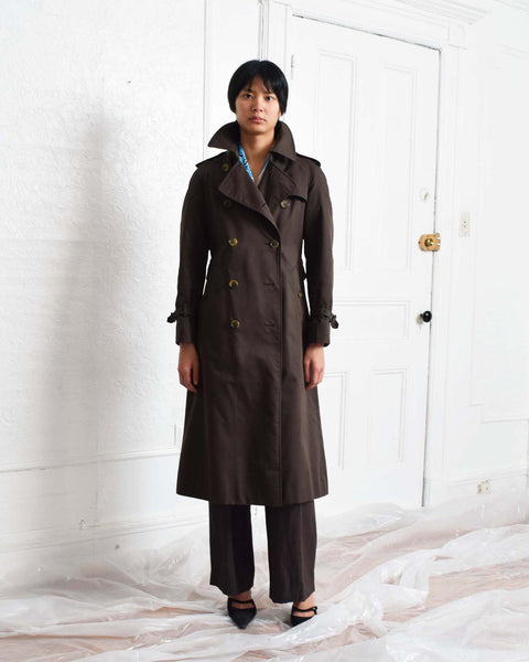 Vintage Burberry Trench Coat Narro
