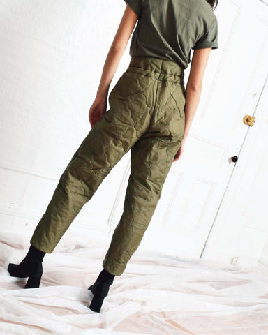 Vintage Quilted Liner Pants