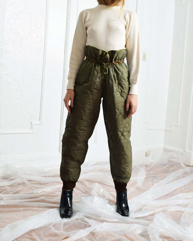 Vintage Quilted Liner Pants