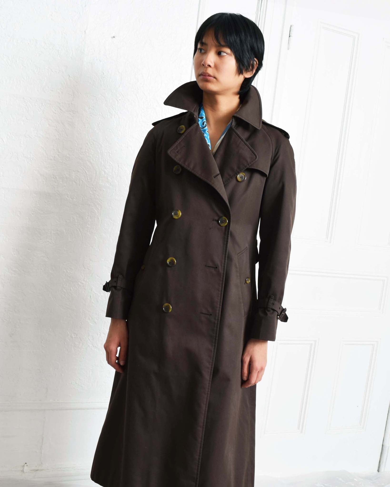 Vintage black burberry trench coat Clearance