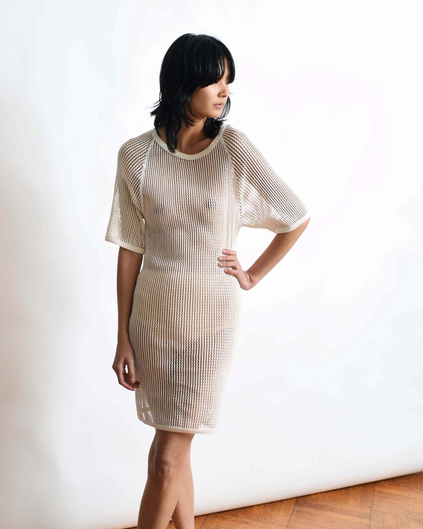 Vintage Cotton Net Dress NARRO Vintage Cotton Net Dress NARRO