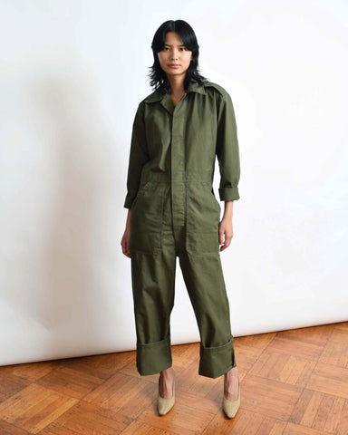Vintage Army Green Coveralls